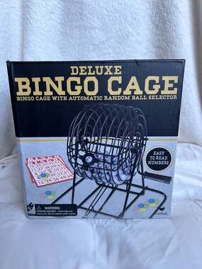 Cardinal Deluxe Bingo Cage Game Set with Automatic Ball Selector